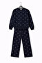 Girl's Stone Detailed Top and Bottom Tracksuit Set - 3