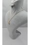 Stainless Steel Gold Color Vintage Flower Themed Pink Enamel Pearl Stone Necklace - 6