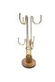 Gold Color Metal Cup Rack Countertop Coffee Cup Stand Cup Holder - 4