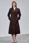 Victoria Bitter Brown Belted Regular Trench Coat