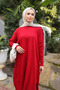 Burgundy Casual Fit Long Length Knitwear Tunic - 3