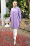 Lila Casual Fit Long Length Knitwear Tunic - 2