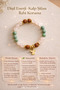 Pink Quartz, Amazonite, Rudraksha Natural Stone Bracelet – Feminine Energy, Heart Healing & Divine Protection - 6