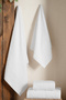 4-Piece White 100% Cotton Bath Towel Set - 2 Pieces 70X140, 2 Pieces 50X90, Spa and Hotel Towels, Grammage (Weight) - 2