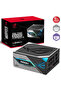 ROG-THOR-1000P3 1000W 80+ شاشة OLED مغناطيسية بلاتينية، مزود طاقة PCI-E 5.0 - 2