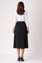 Garni Pleated Plus Size Length 86 cm Pencil Skirt - 3