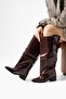 Noe Women's Short Heeled XL Cut Boots - 3