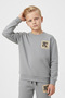 Boy's Arma Detailed Top and Bottom Tracksuit Set - 2