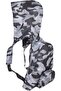 Unisex-Adult Hooded Backpack Basic Grey Camouflage - 2