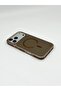 Luxury Vegan Leather MagSafe Case - Electroplated Metal Frame &Lens Protection for iPhone 17 Pro - 4
