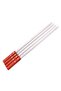 اسياخ شوي 4 حبة وسط 1.5سم اشياخ الشواء مقبض خشب - 2