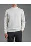 Italian Style S Slim Fit Crew Neck Knitwear Sweater White T14524 - 3