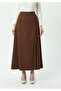 Maxi Size Tasseled Anvelop Baliksirti Woven Detail Skirt - 6