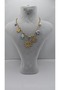Stainless Steel Gold Color Sun Themed Model Necklace
