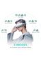 Rechargeable Eye Massager with Heat with Bluetooth (Grey) - 3