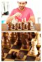 Replacement Wooden Chess Piece 7 cm 1 Piece Small Chess 70 mm 16 Pieces Plastic Chess Pieces King Queen - 6