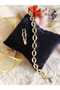 Gold Detailed Style Women's Steel Bracelet - 4