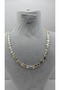 Stainless Steel Gold Color Pebble Stone Model 2 Color Necklace - 3
