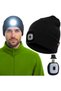 Winter hat with LED flashlight