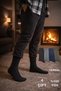 100% Wool Thermal Men's Socks Set of 4 – Special for Cold Weather, Warm Winter Socks