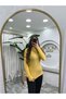 Women's Thin Knit Yellow Long Sleeve L Stretch Fabric Soft Knitwear Sweater-Badi - 6