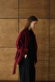 Women's Burgundy Belted Premium Cashmere Coat - 2