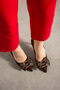 Riva Brown Stiletto Heeled Shoes - 3