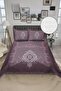 Shiny Velvet Fabric Quilted Double Bedspread Set (3 Pieces) Cky0072 - 2
