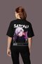 Gojo Satoru Jujutsu Kaisen Back Printed Unisex Oversized Anime T-Shirt