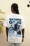 Jujutsu Kaisen Gojo Satoru Back Printed Unisex Oversized Anime T-Shirt - 3