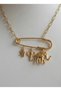 316L Tarnish Free Steel Elephant Charm Gold Color Women Antiallergic Charm Necklace - 2