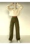 Cery 90`S Stretch Fabric Relaxed Cargo No Back Pocket Khaki Green Super High Waist Relaxed Leg Denim Jeans - 7