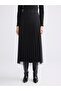 Alita City with a Difference, Lcwaikiki Classic Black Tulle Plain Long Women's Skirt - 6