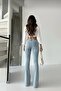 Lndy Tall Flare Navy Blue Jeans Denim Trousers - 4