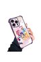 iPhone 16 Pro Compatible Transparent Silicone Camera Protection Anti-Bump Pony Pattern Case - 2