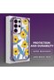 Samsung Galaxy S23 Ultra Compatible Transparent Silicone Case Little Yellow Flower Camera Protection Anti-Shock - 3