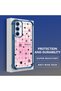 Samsung Galaxy A55 Compatible Transparent Silicone Colorful Star Camera Protection Anti-Shock Case