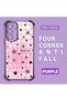 Samsung Galaxy A56 Compatible Transparent Silicone Colorful Star Camera Protection Anti-Shock Case - 2