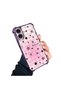 iPhone 16 Compatible Transparent Silicone Colorful Star Camera Protection Anti-Shock Case - 3