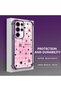 Samsung Galaxy S23 Ultra Compatible Transparent Silicone Colorful Star Camera Protection Anti-Shock Case