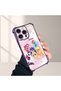 iPhone 16 Pro Compatible Transparent Silicone Camera Protection Anti-Bump Pony Pattern Case - 4