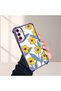 Samsung Galaxy A14 Compatible Transparent Silicone Case Little Yellow Flower Camera Protection Anti-Shock - 4