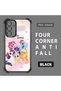 Samsung Galaxy A56 Compatible Transparent Silicone Camera Protection Anti-Shock Pony Pattern Case