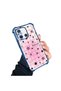 Redmi 12C Compatible Transparent Silicone Colorful Star Camera Protection Anti-Shock Case - 3