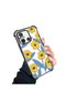Redmi 12C Compatible Transparent Silicone Case Little Yellow Flower Camera Protection Anti-Shock - 2