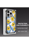 iPhone 14 Pro Compatible Transparent Silicone Case Small Yellow Flower Camera Protection Anti-Shock - 3