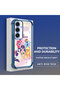 Samsung Galaxy S25 Compatible Transparent Silicone Camera Protection Anti-Shock Pony Pattern Case - 3