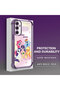 Samsung Galaxy A34 5g Compatible Transparent Silicone Camera Protection Anti-Bump Pony Pattern Case - 3