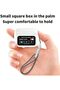 Earbuds Active Noise Cancellation Earphone With Touch LCD Screen Super Bass sound white
