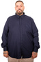 Mode XL Large Size Men's Gabardine Shirt with Pockets 25604 Dark Blue